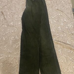 Dark Green Corduroy Pants